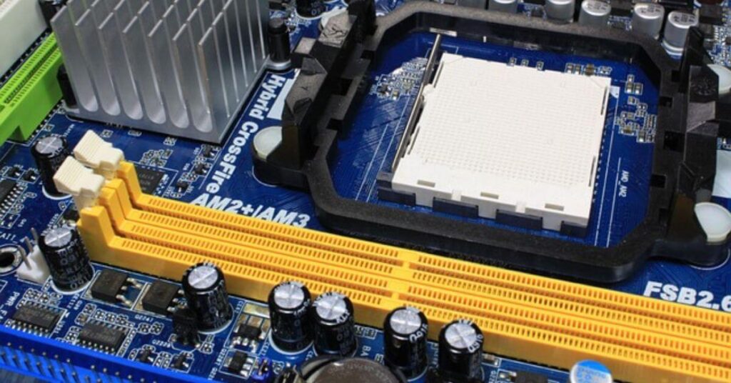 Blue Motherboard