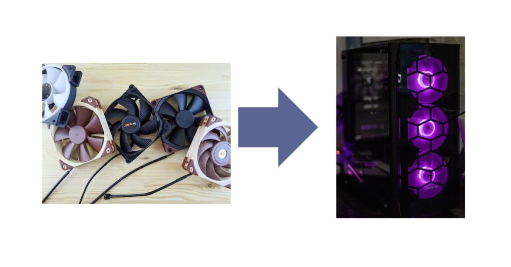 connect case fans to the motherboard